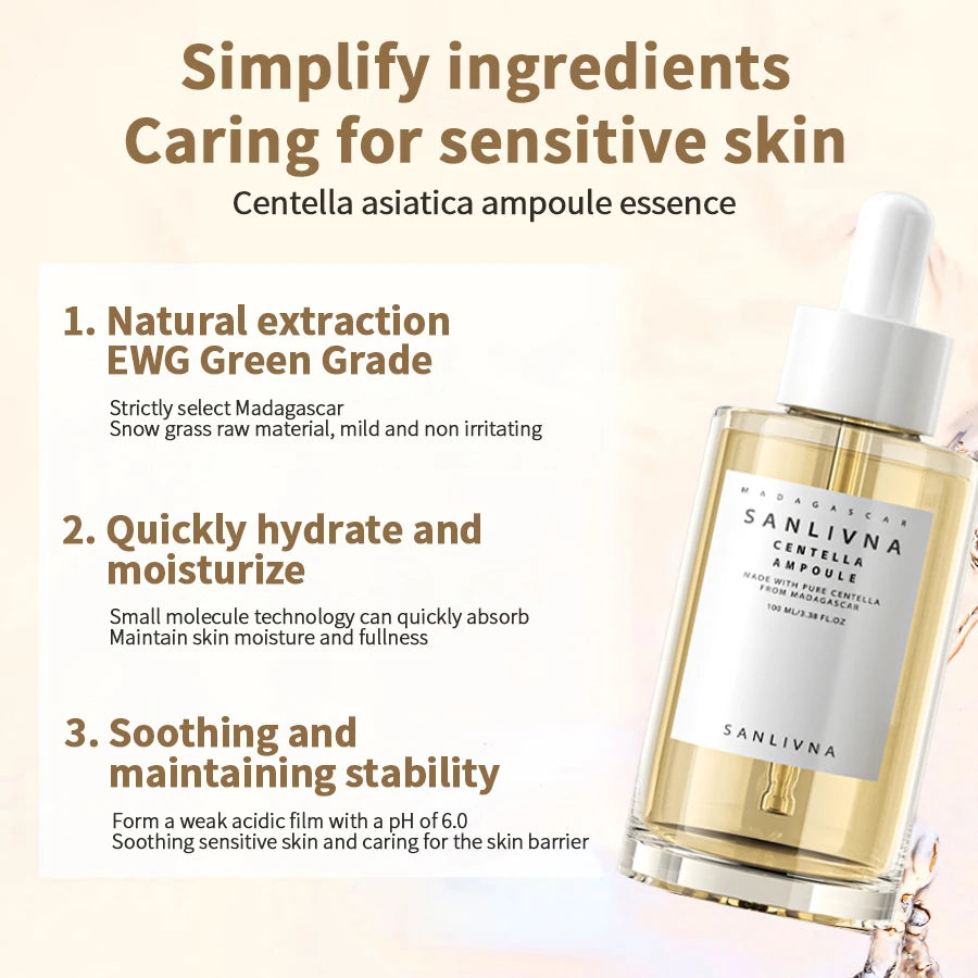 Centella asiatica essence Centella asiatica toner Centella asiatica extract soothing facial moisturizing oil control skin care