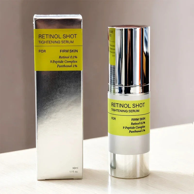 Hot Retinol Shot Eyes Booster Cream Korea Vitamin A Facial Skin Care Serum Elastic Firm Smooth Skin Face Serum Gentle Hydration