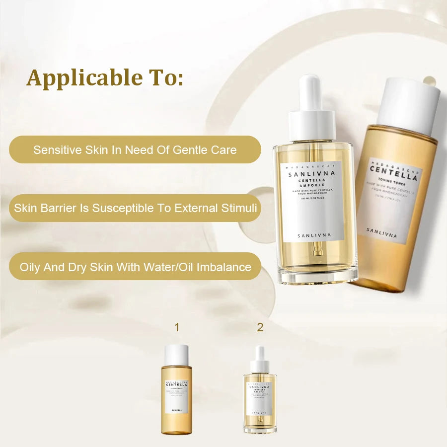 Centella asiatica essence Centella asiatica toner Centella asiatica extract soothing facial moisturizing oil control skin care