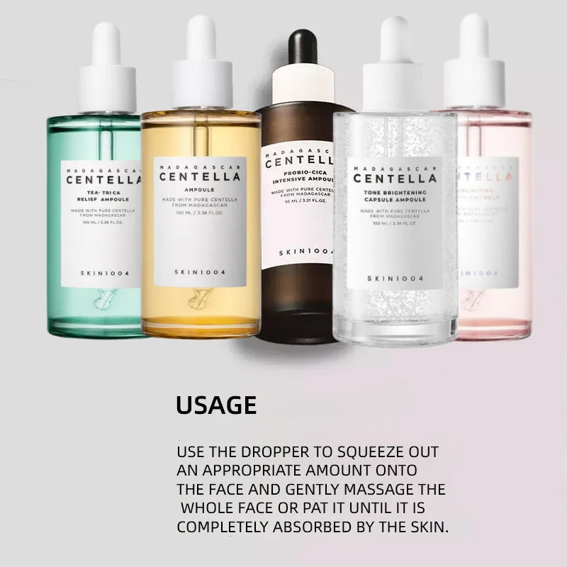Skin1004 Centella Ampoule Series,Poremizing Fresh,Brightening,Intensive Ampoule Face Pore Care Soothing Serum Skincare Products